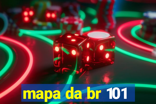 mapa da br 101